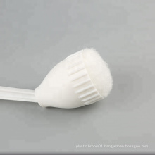 Brush Toilet Factory Supply Cone Bowl Mop, 13.5" Handle, 3" Dia. Head, Plastic, White